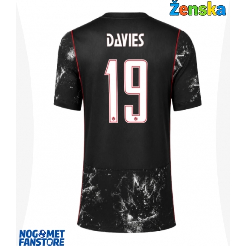 Kanada Alphonso Davies #19 Gostujuci Dres za Ženska SP 2026 Kratak Rukav